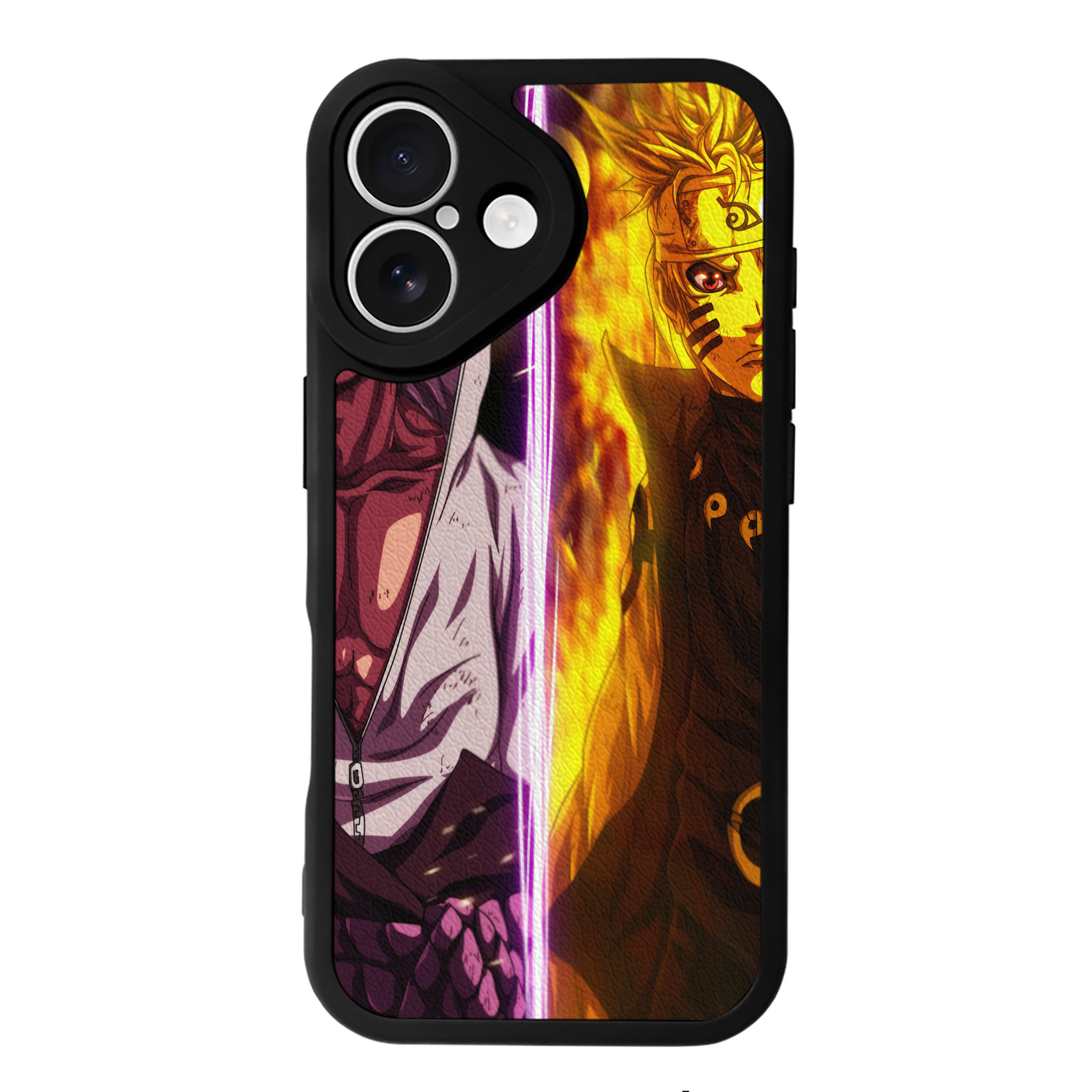 （画像用） NARUTO -ナルト- NARUTO -ナルト- 疾風伝 【iPhone 16シリーズ対応】シリコンスマホケース（レザー調） 材質：シリコン